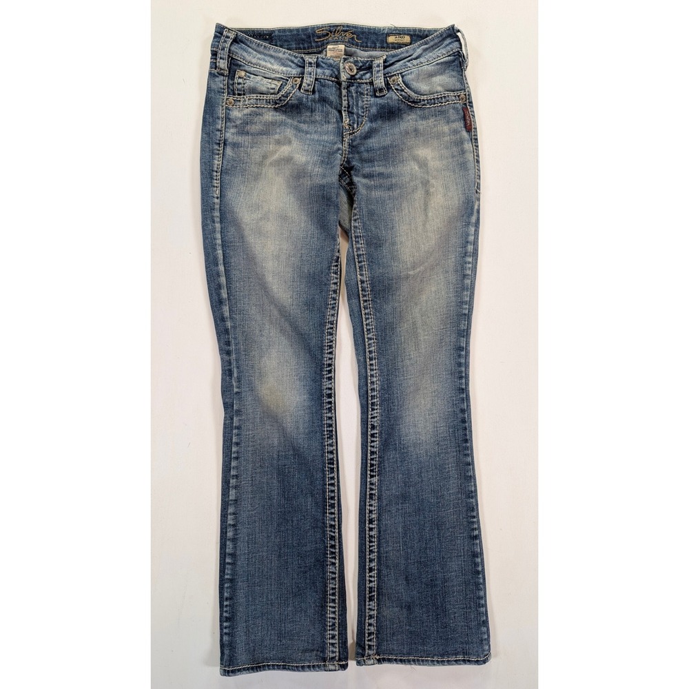 Silver Jeans Co Aiko Bootcut Jeans Medium Wash Blue W27 L33 L9538SJB260 Womens